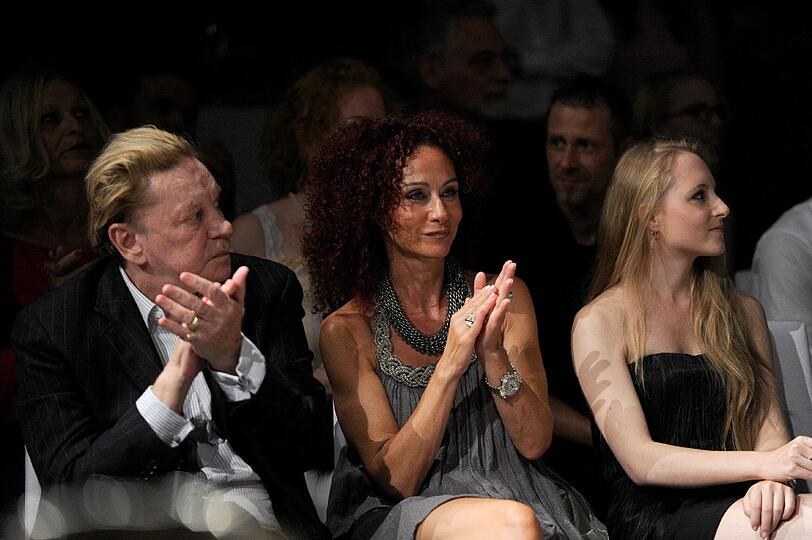 Helmut Berger und Mausi Lugner.