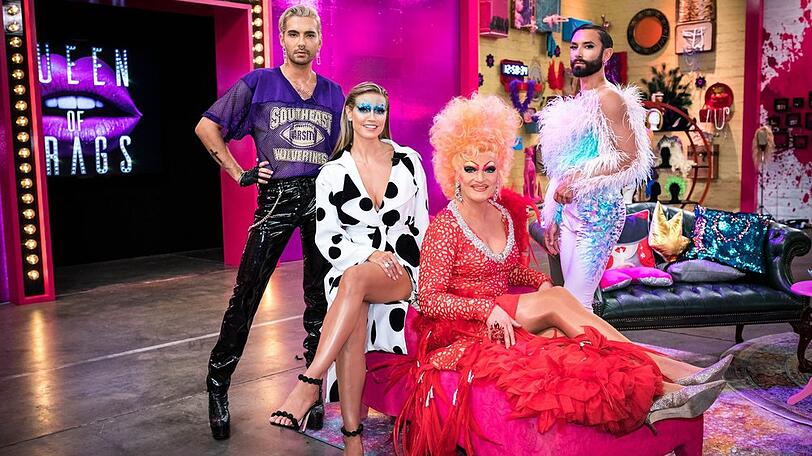 In "Queen of Drags" sucht Heidi Klum die beste Drag-Queen. Auf Instagram äußert sie sich zu Männern mit Make-up.