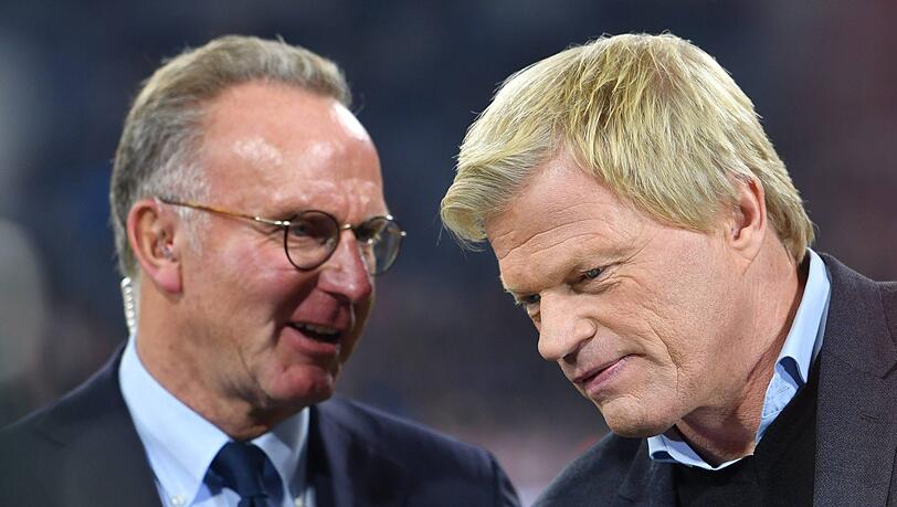 Vorstandsboss und Nachfolger: Karl-Heinz Rummenigge und Oliver Kahn Vorstandsboss und Nachfolger: Karl-Heinz Rummenigge und Oliver Kahn