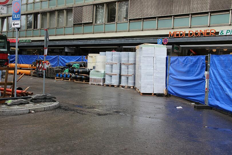 So sieht's seit Mittwoch am Münchner Hauptbahnhof aus: Baustelle soweit das Auge reicht