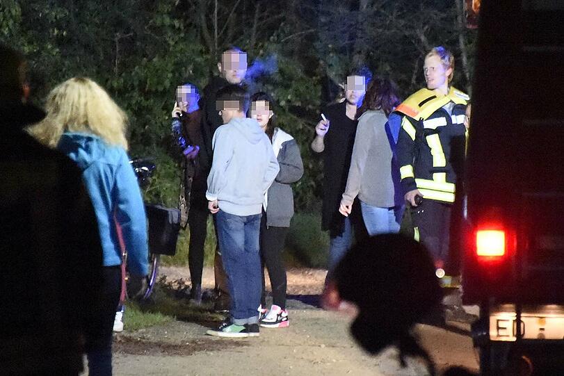 Eine feucht-fröhliche Party am örtlichen Baggersee endete in einer Suchaktion der Polizei.