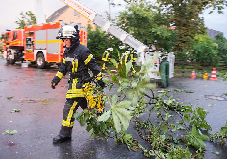 Die Bilder vom Unwetter-Chaos in Norddeutschland.