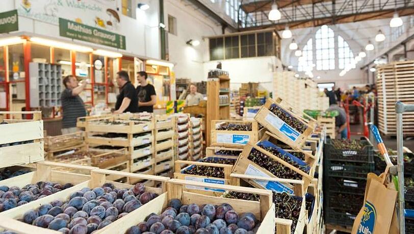 20 Millionen Menschen werden von der Gro&szlig;markthalle in Sendling aus mit Lebensmitteln versorgt.