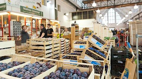 20 Millionen Menschen werden von der Großmarkthalle in Sendling aus mit Lebensmitteln versorgt.
