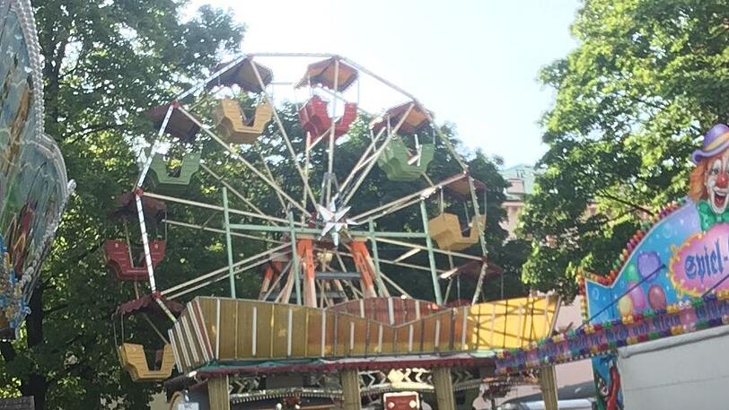 Das Riesenrad stand womöglich zum letzten Mal auf der Dult.