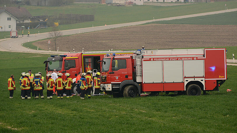 Feuerwehren aus vier Städten waren an dem Einsatz beteiligt.