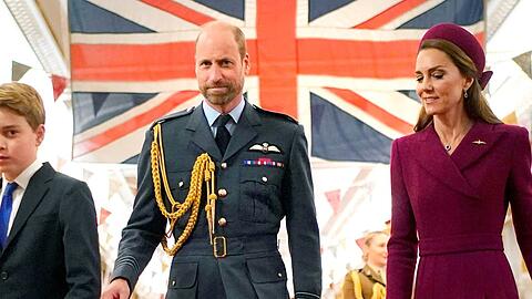 "William - Schicksalsjahre eines Thronfolgers": Prinz William in Begleitung von Prinzessin Kate.