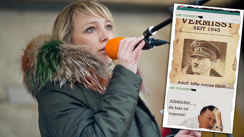 AfD-Politikerin Elena Roon unter Druck: um dieses Hitler-Bild geht es.
