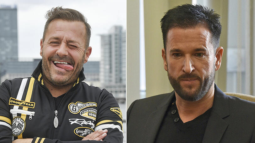 Willi Herren (l) und Michael Wendler sind zusammen im "Sommerhaus der Stars".