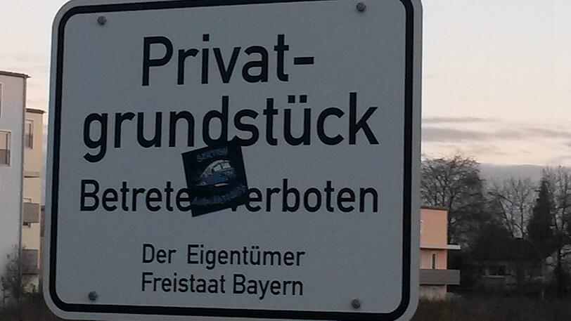 Diese Verbotstafeln wurden eigentlich von niemanden beachtet
