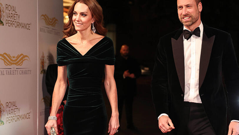 Kate und William: Das britische Thronfolger-Paar zeigt sich gutgelaunt Kate und William: Das britische Thronfolger-Paar zeigt sich gutgelaunt