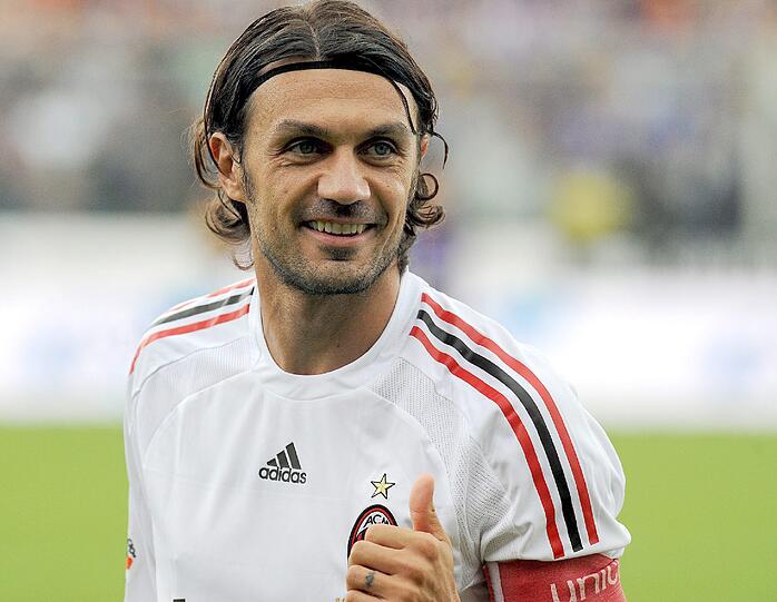 Sie sind eine Dynastie im italienischen Fußball: Hier Paolo Maldini. Er war sagenhafte 25 Jahre von 1984 bis 2009 beim AC Mailand und ist der Sohn von ...
