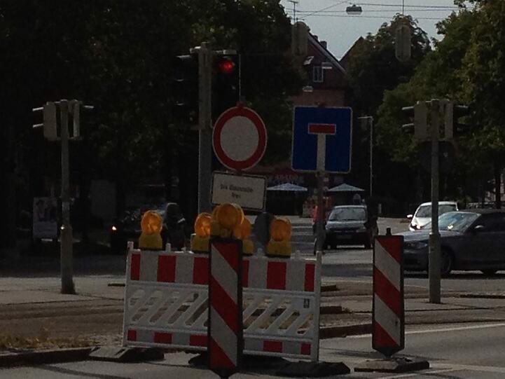 Diese Stelle macht den Autofahrern am Romanplatz Probleme.