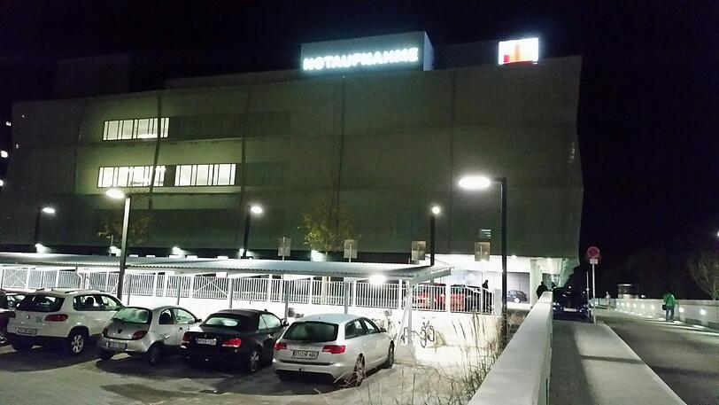 Das Klinikum Großhadern in der Tatnacht.