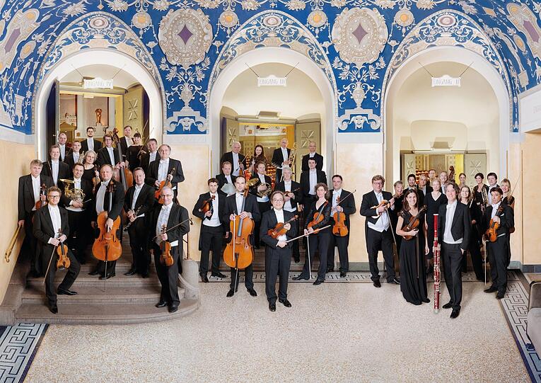 Das Münchner Rundfunkorchester im Prinzregententheater.