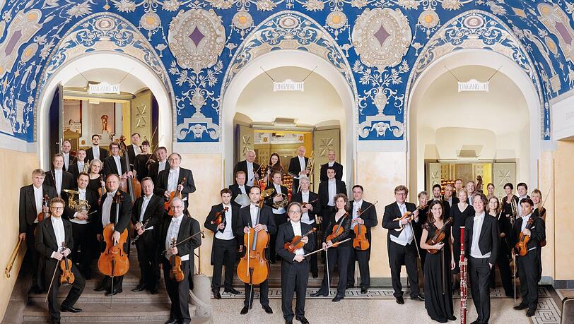 Das Münchner Rundfunkorchester im Prinzregententheater. Das Münchner Rundfunkorchester im Prinzregententheater.