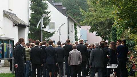 In Waldtrudering nehmen Angehörige und Freunde Abschied