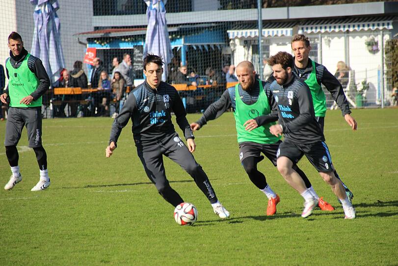 Die Bilder vom Abschlusstraining vor dem Heimspiel gegen den SV Sandhausen.