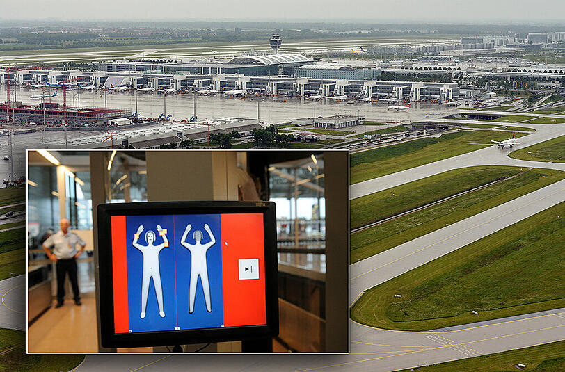 Nach der Inbetriebnahme der Sprengstoffsuchtgeräte am Münchner Flughafen klagten etliche Mitarbeiter über gesundheitliche Probleme. (Archivbilder)