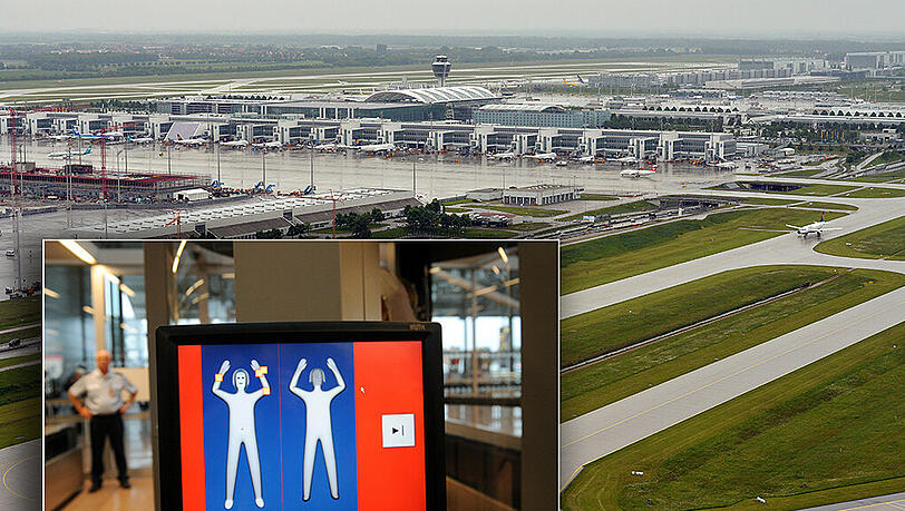 Nach der Inbetriebnahme der Sprengstoffsuchtgeräte am Münchner Flughafen klagten etliche Mitarbeiter über gesundheitliche Probleme. (Archivbilder) Nach der Inbetriebnahme der Sprengstoffsuchtgeräte am Münchner Flughafen klagten etliche Mitarbeiter über gesundheitliche Probleme. (Archivbilder)