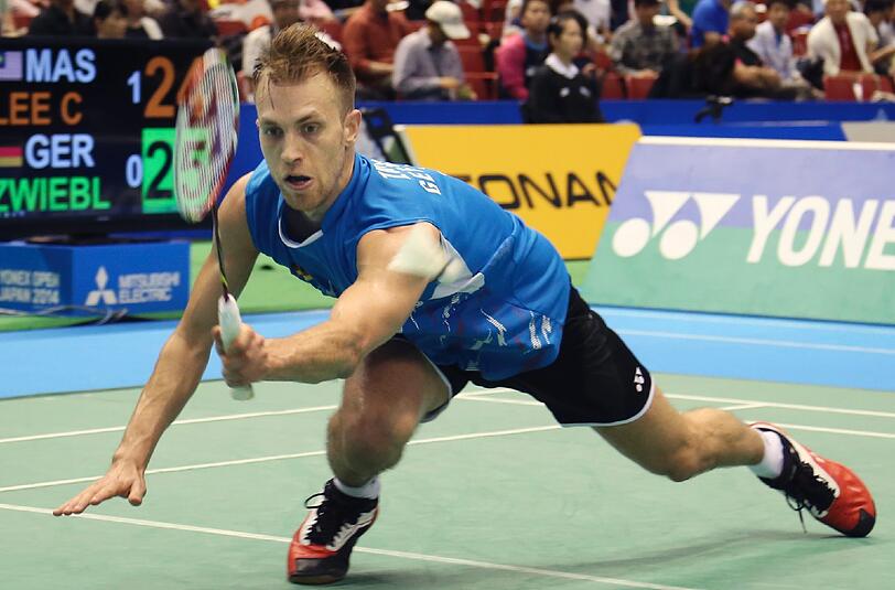 Marc Zwiebler, hier bei den Japan Open im Juni 2014, wird das deutsche Team bei der WM in Kopenhagen anführen.