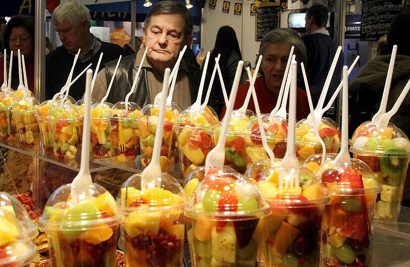 Sieht hübsch aus, ist aber nicht unbedingt ein Geschmackserlebnis: Obst im Becher.