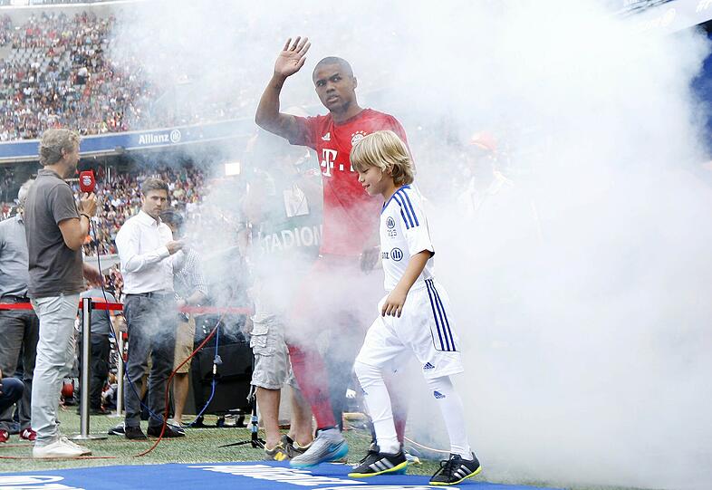 Die Bilder von der Teampresentation und dem anschließenden Showtraining des neuen FC Bayern-Kaders.