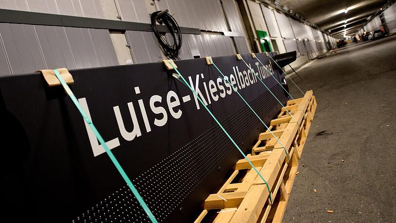 Die Tunnelbaustelle im September 2014.