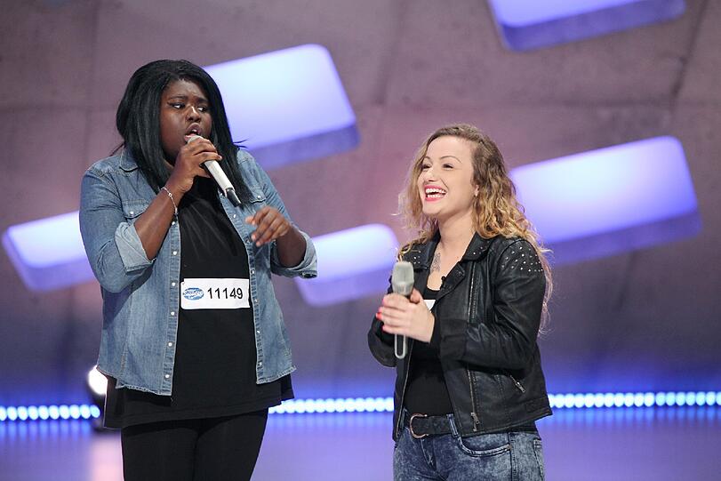 Die DSDS-Kandidaten: Jasmine Gremaud (l.) und Elvedina Pepic.