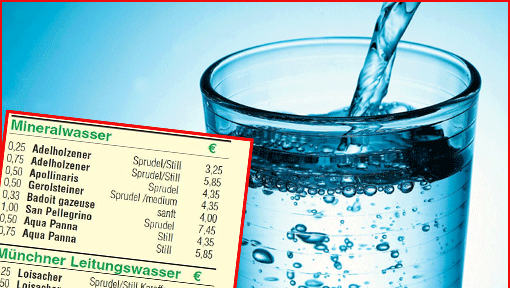 Auszug aus der Karte des Ratskellers: Ein Viertelliter „Loisacher“ kostet 1,10, ein Liter 2,60 Euro. Auszug aus der Karte des Ratskellers: Ein Viertelliter „Loisacher“ kostet 1,10, ein Liter 2,60 Euro.