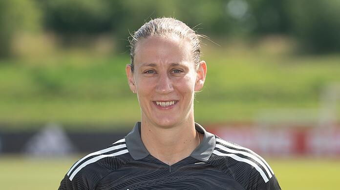 Im Tor Nummer drei: Ann-Katrin Berger. Im Tor Nummer drei: Ann-Katrin Berger.