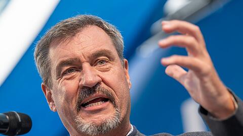 Eindringlich warnte CSU-Chef Söder seine Zuhörer vor der AfD.