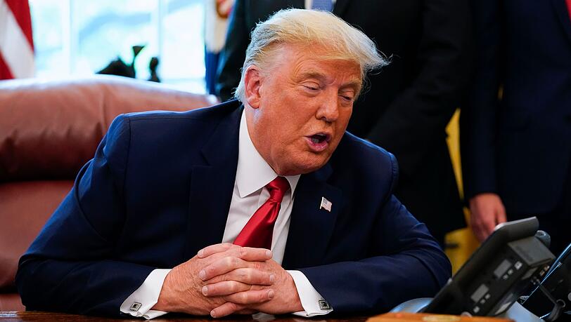 Machado habe ihm den Preis gewidmet, erzählte Trump nach dem Gespräch. (Archivbild)