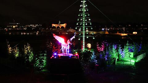 Der "Zauberwald" auf der Theresienwiese.