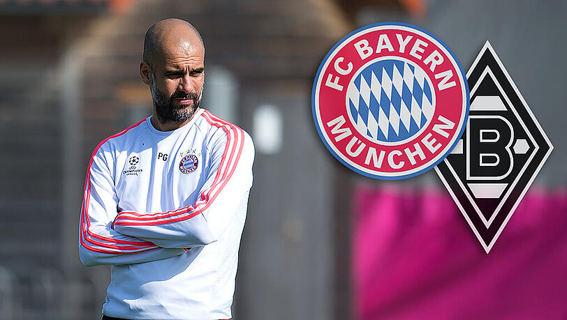 Pep Guardiola sprach am Freitag über das Heimspiel gegen Mönchengladbach. Pep Guardiola sprach am Freitag über das Heimspiel gegen Mönchengladbach.
