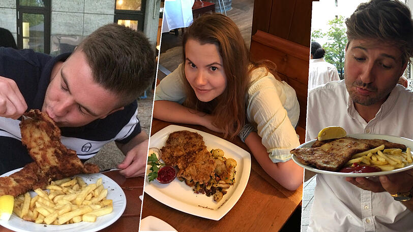 Das Schnitzel und die AZ-Redakteure: Eine unendliche Liebesbeziehung.