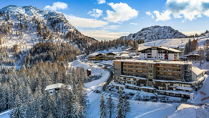 Urlauber finden diverse Hoteldestinationen direkt im Skigebiet. Urlauber finden diverse Hoteldestinationen direkt im Skigebiet.