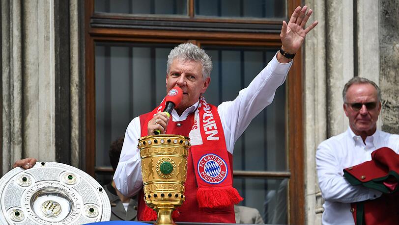 OB Dieter Reiter bei einer Meisterfeier des FC Bayern. (Archivbild) OB Dieter Reiter bei einer Meisterfeier des FC Bayern. (Archivbild)
