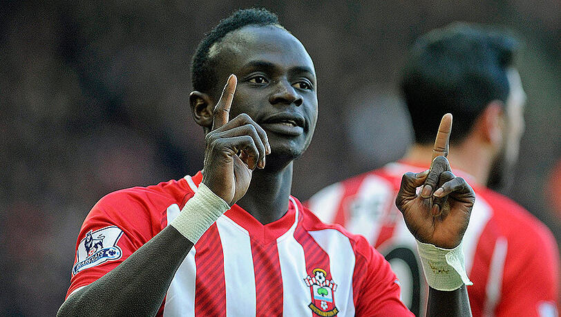 Jubelt er bald für die Bayern: Southamptons Flügelflitzer Sadio Mané. Jubelt er bald für die Bayern: Southamptons Flügelflitzer Sadio Mané.