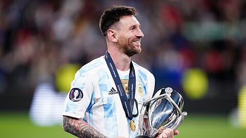 "Wunderschön": Argentiniens Messi freut sich nach dem Sieg gegen Italien auf weitere Gegner.