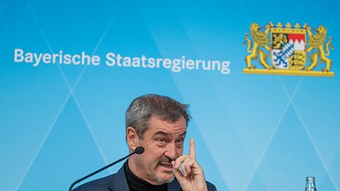Markus Söder richtet den Blick auf 2025. (Archivbild)