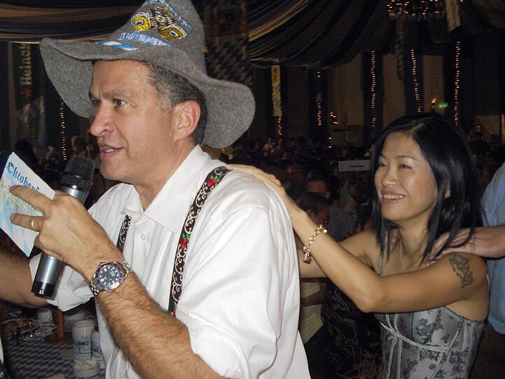 Oktoberfest in Jakarta, Indonesien.