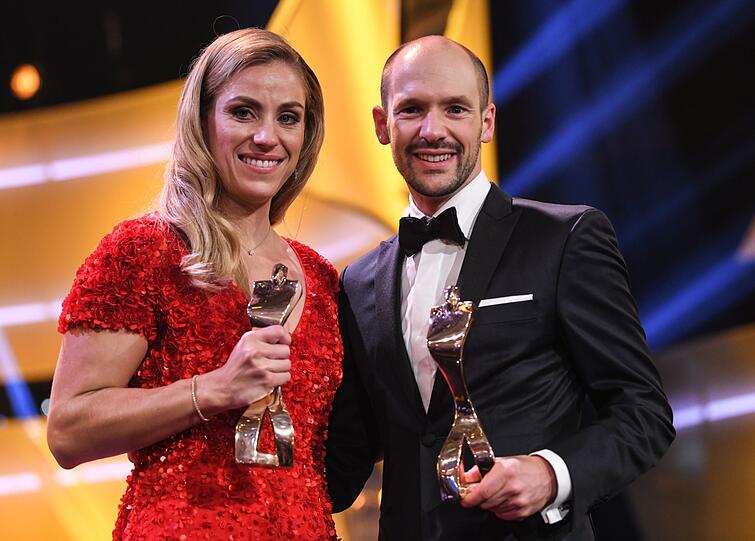 Die Sportler des Jahres: Tennisspielerin Angelique Kerber und Triathlet Patrick Lange.