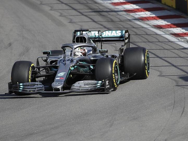 Mercedes-Pilot Lewis Hamilton profitierte von der Safety-Car-Phase.