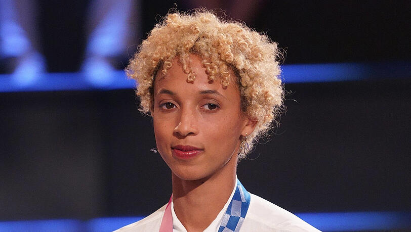 Malaika Mihambo hat bei den Olympischen Spielen in Tokio die Goldmedaille geholt.