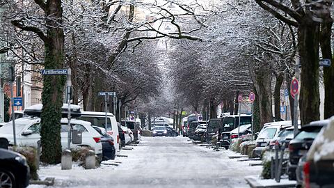 Am Wochenende könnten die Straßen in München ziemlich glatt werden, (Archivbild)