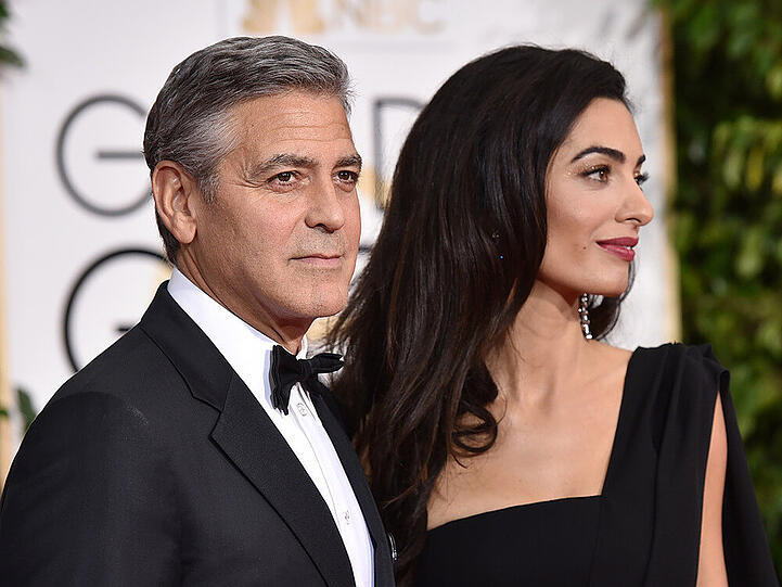 Ist an den Gerüchten einer Ehe-Krise was dran? George Clooney und seine Ehefrau Amal Alamuddin