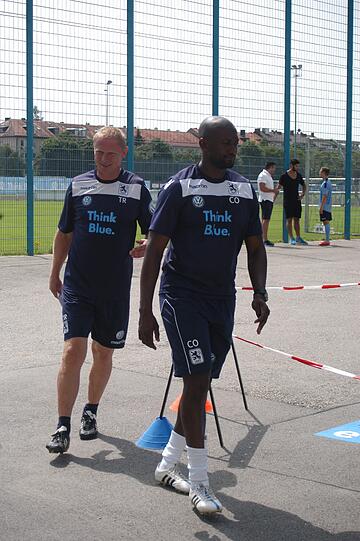 Die Bilder vom Freitagstraining der Löwen.