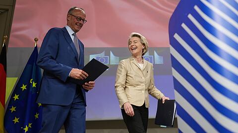 Kennen sich seit langem: Der neue deutsche Bundeskanzler Friedrich Merz und EU-Kommissionspräsidentin Ursula von der Leyen.