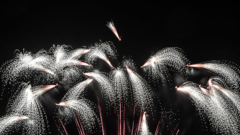 Silvesterfeuerwerk.